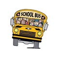 School Bus with Kids Temporary Tattoo
